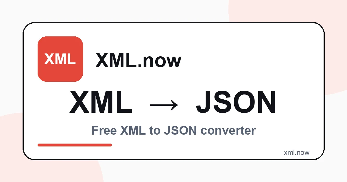 Convert XML to JSON Online Free